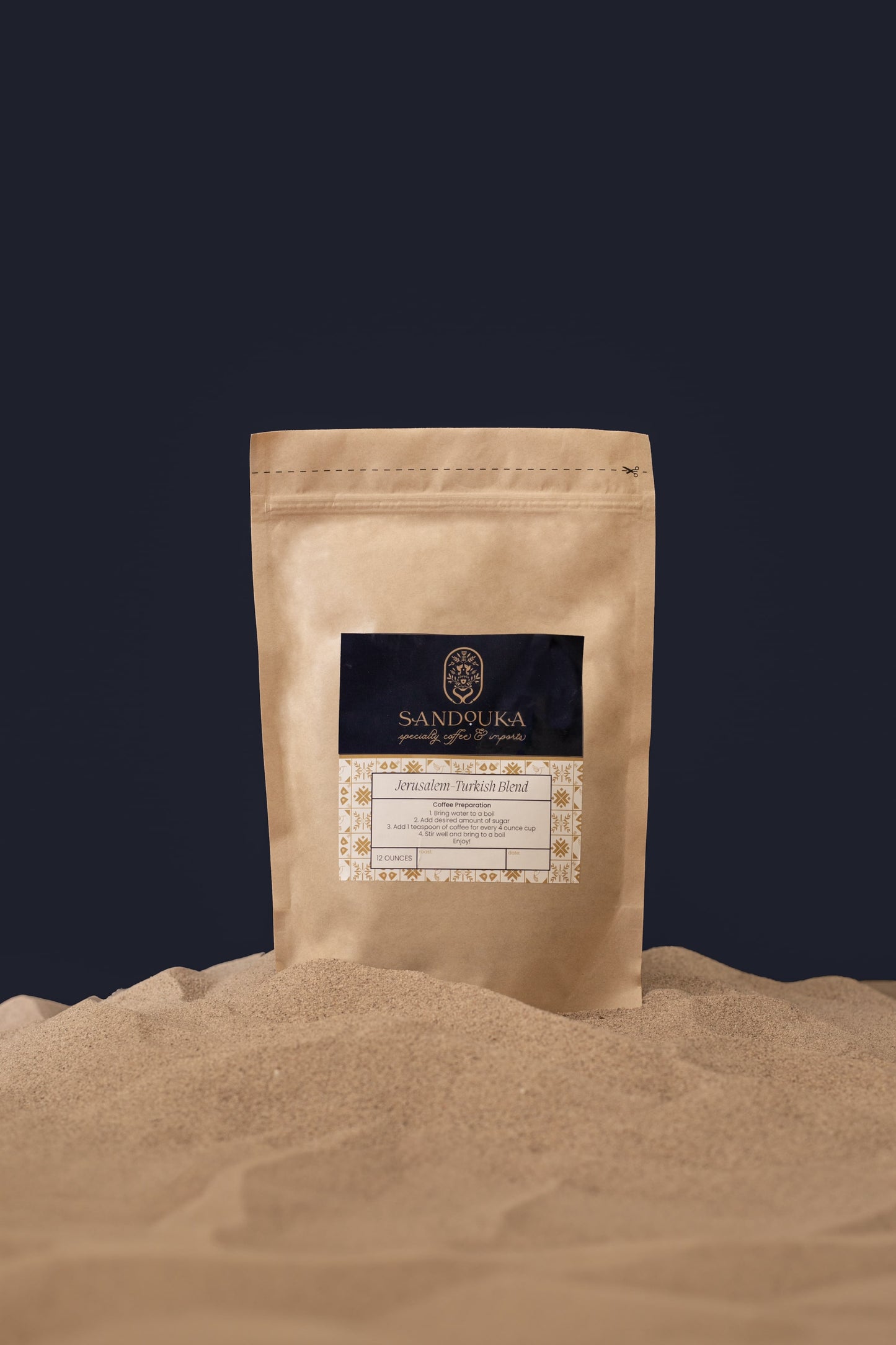Premium Turkish Coffee, Black 12oz